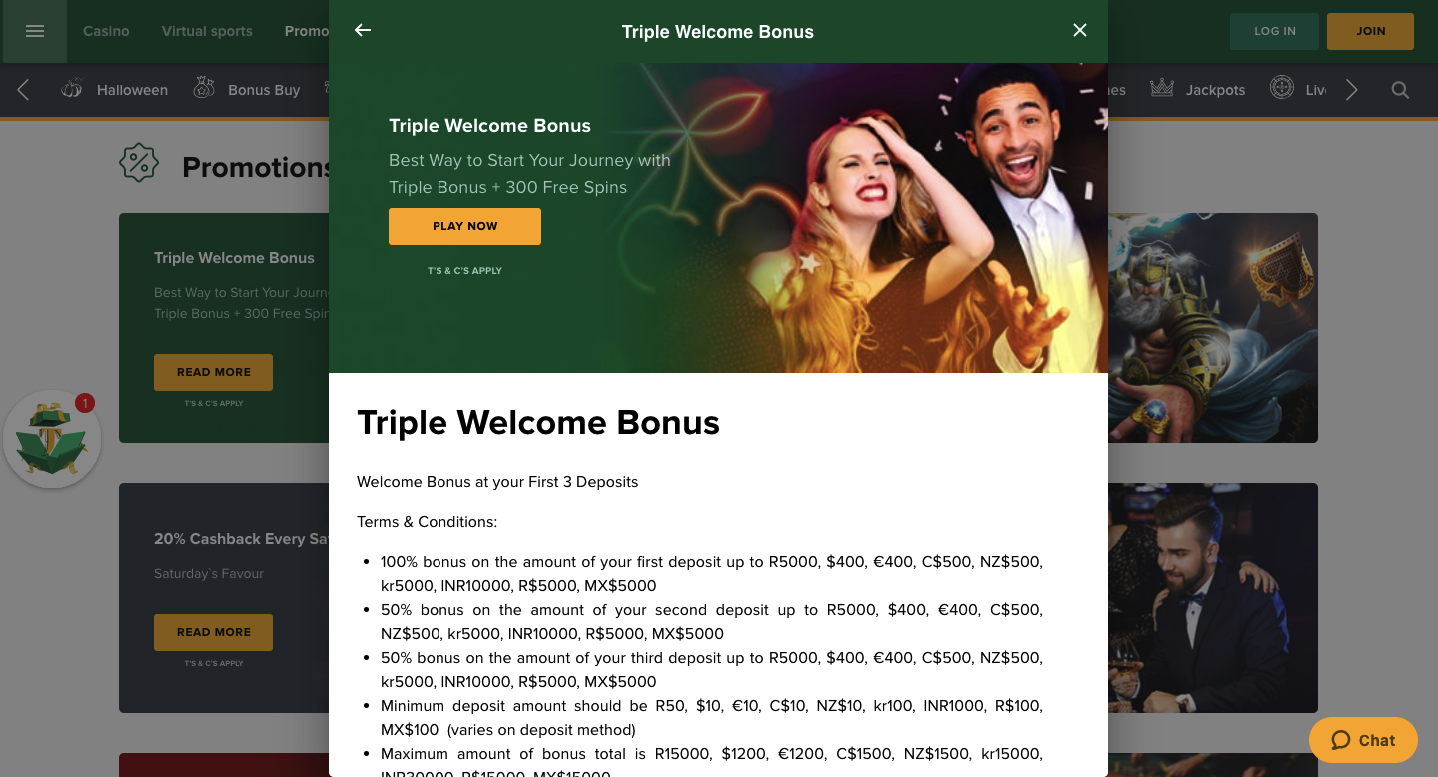 tuskcasino welcome bonus