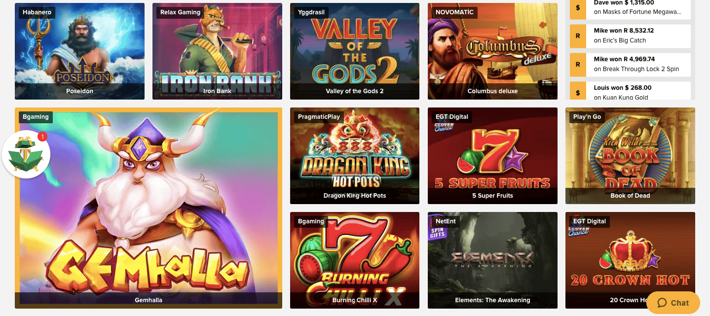 tuskcasino games